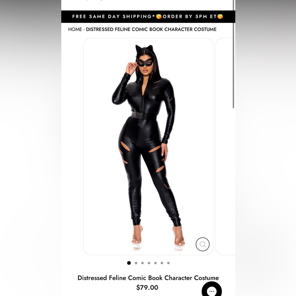 Forplay cat woman costume